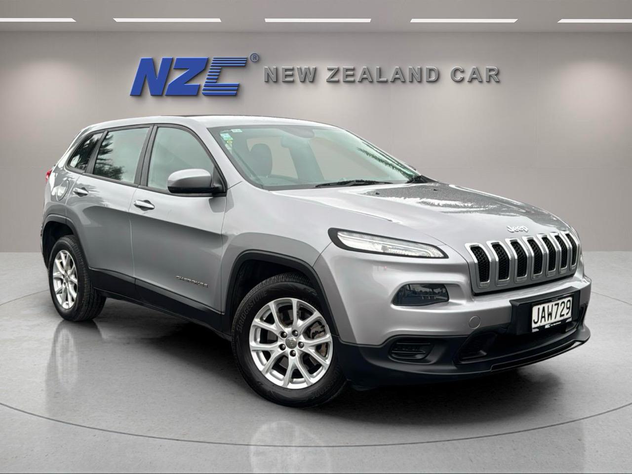 2015 Jeep Cherokee SPORT 2.4 + NZ NEW + C\/CONTROL + R\/CAMERA